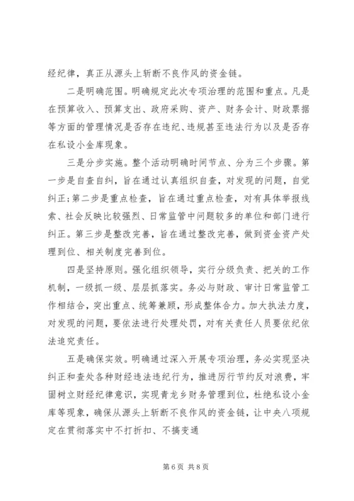 乡镇小金库自查报告范文某年.docx