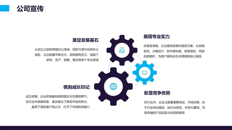 企业风纯文字PPT其他