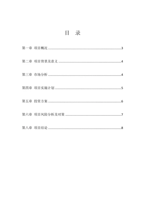境外投资可行性专项研究报告.docx