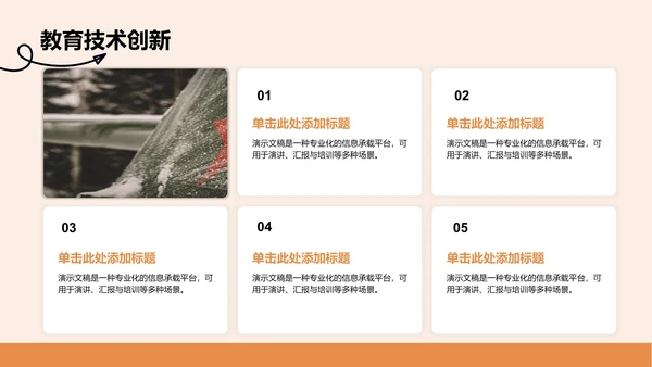 橙色3D风个人自我介绍PPT