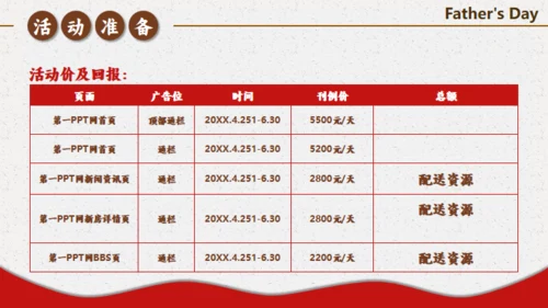 父爱如山，父亲节超人父亲通用PPT模板