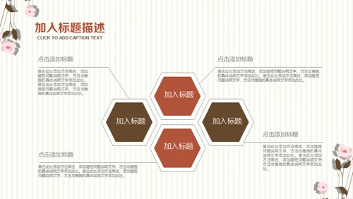 简约小清新女性白领工作汇报通用PPT模板