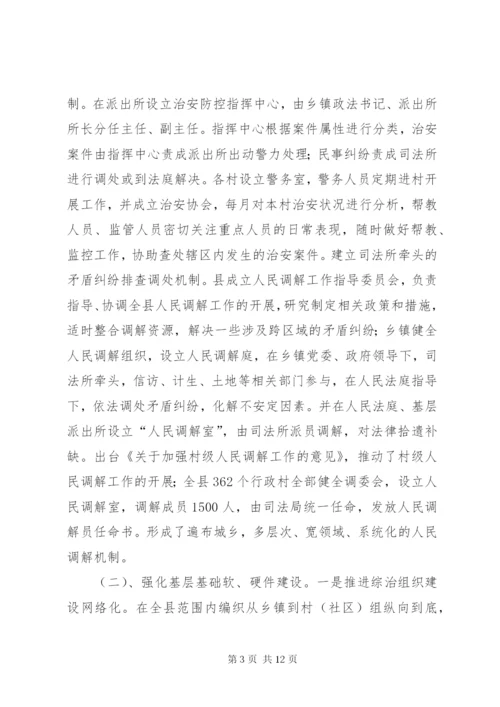 某年县委政法委年终工作总结范文.docx