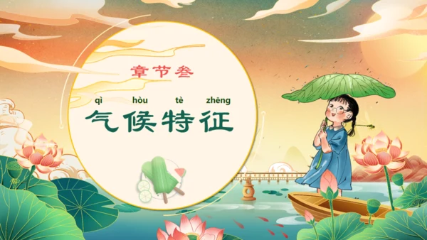 大暑大暑节气通用PPT模板
