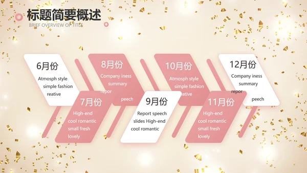 金色大气毕业典礼通用动态PPT模板