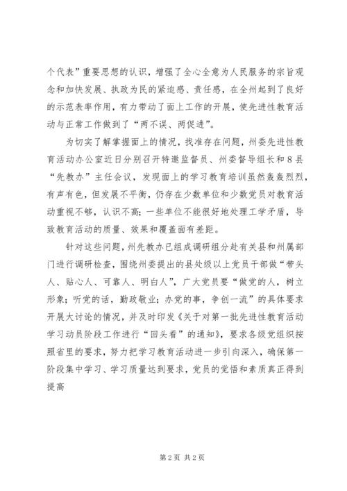 保持共产党员先进性教育活动简报.docx