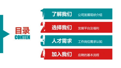 卡通简约校园招聘招募宣传通用PPT模板