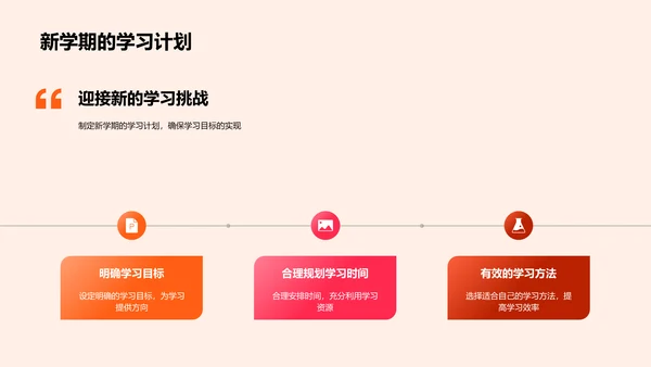 二年级学习计划讲解PPT模板