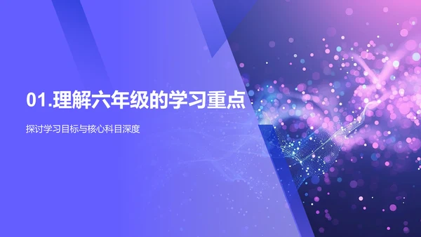 六年级生活学习指南PPT模板