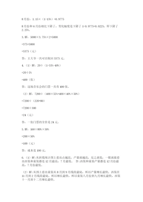 小学六年级数学毕业试题附参考答案【培优b卷】.docx