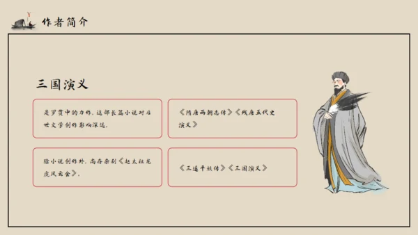 古典名著《三国演义》导读通用PPT模板