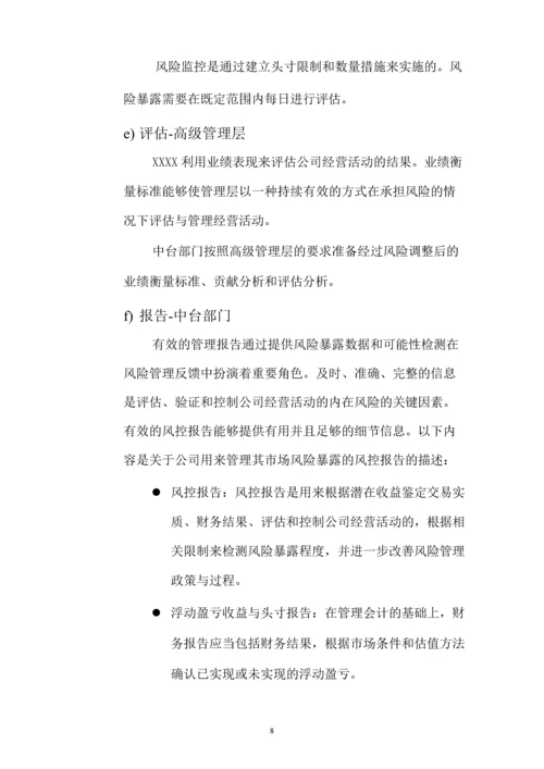 XXXX管理有限公司风险控制制度.docx