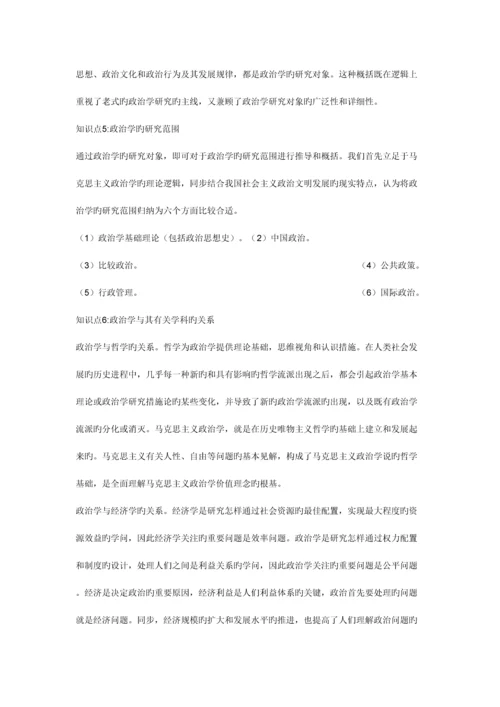2023年王惠岩政治学原理笔记.docx
