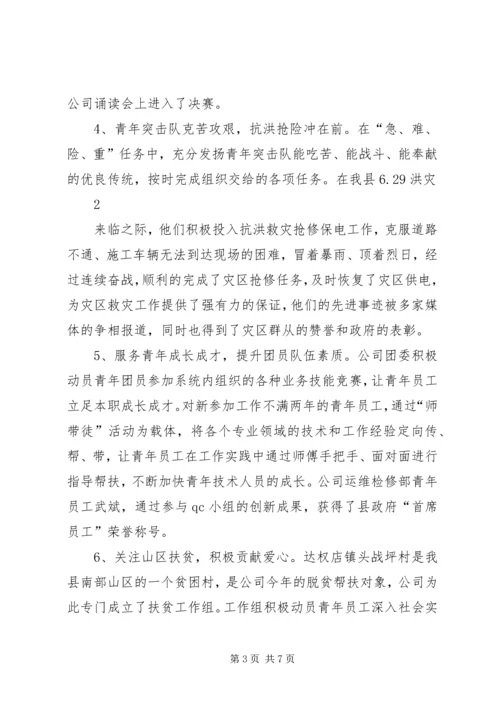 供电公司团青调查问卷 (2).docx