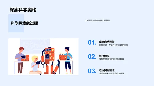 探索科学之路PPT模板