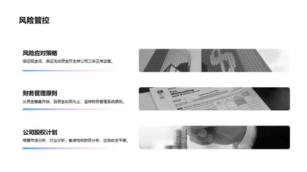 黑色简约科技智能商业计划PPT案例
