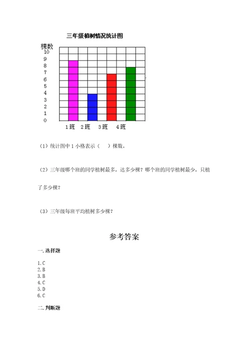 小学四年级下册数学《期末测试卷》及答案基础提升