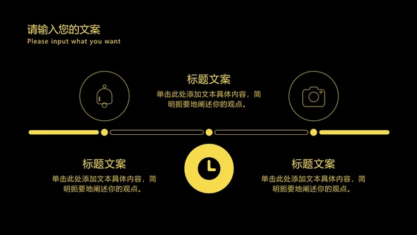 高级黑金工作总结汇报PPT模板