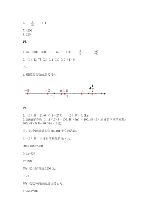 小学六年级数学摸底考试题附完整答案（典优）.docx