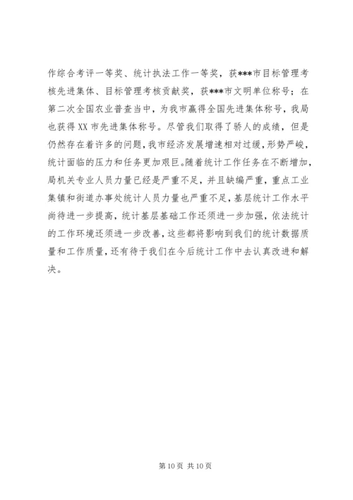 统计工作总结及工作计划精编.docx