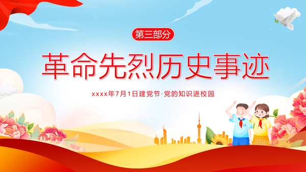 爱国主义教育PPT模板