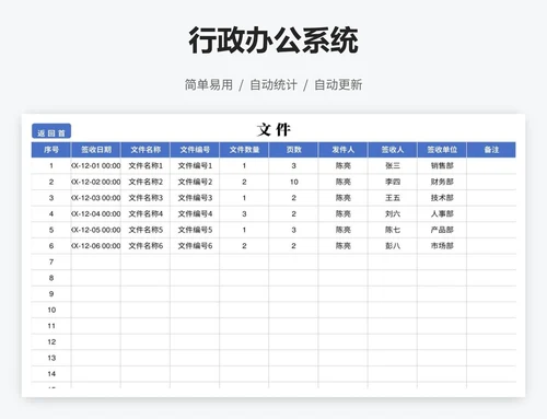 行政办公系统