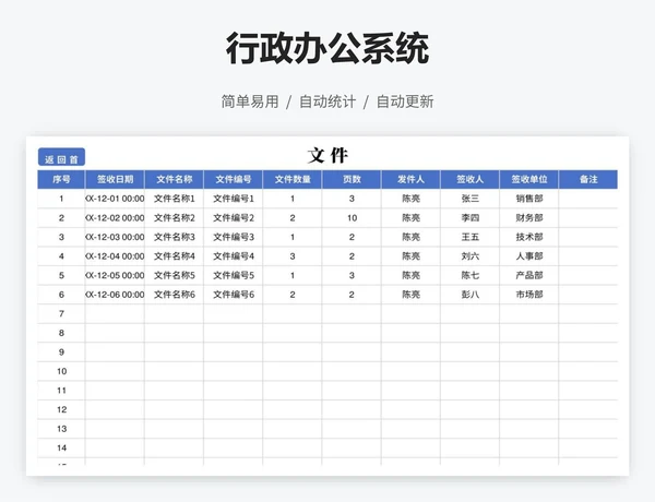 行政办公系统