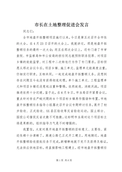 市长在土地整理促进会发言.docx