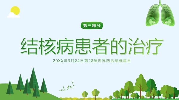 世界防治结核病日肺结核病防治知识讲座PPT课件