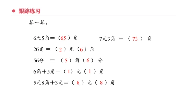 专题五：认识人民币复习课件(共24张PPT)一年级数学下学期期末核心考点集训（人教版）