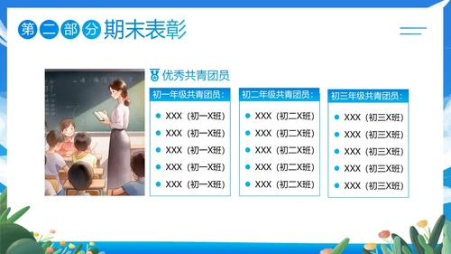 寒假散学典礼PPT模板寒假安全