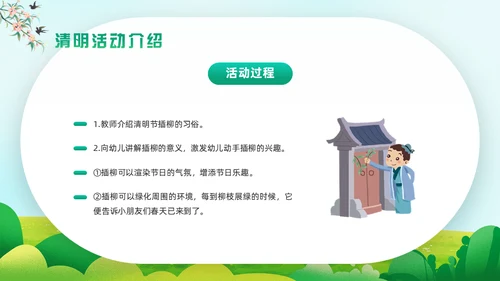 追悼先烈幼儿园清明通用PPT模板