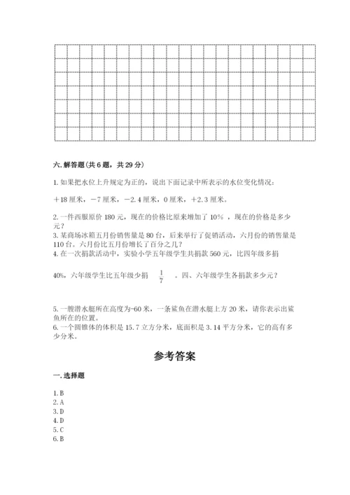 青岛市小升初数学测试卷最新.docx