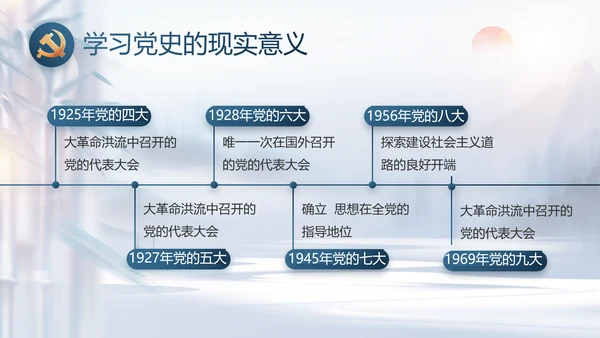 蓝色大气党风廉政建设工作总结动态PPT模板