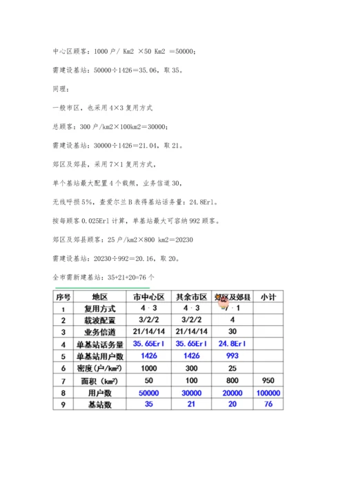 通信工程案例分析复习考点.docx