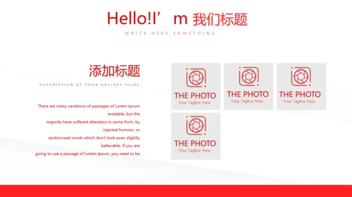 红色简约卫生院工作总结和计划动态PPT