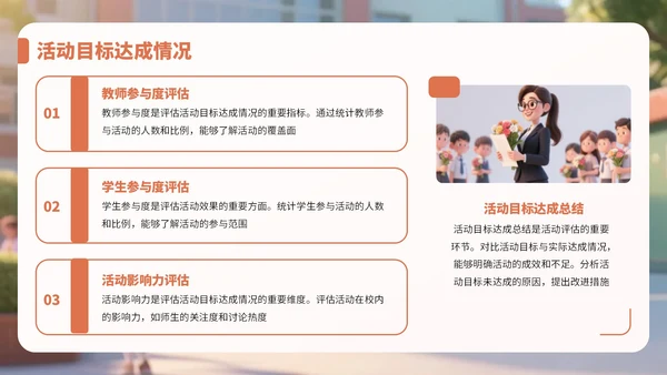 橙色3D风教师节感恩教师活动PPT
