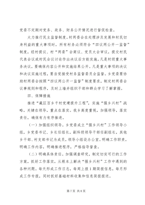 实施“强乡兴村战略”,强乡兴村培训心得 (2).docx