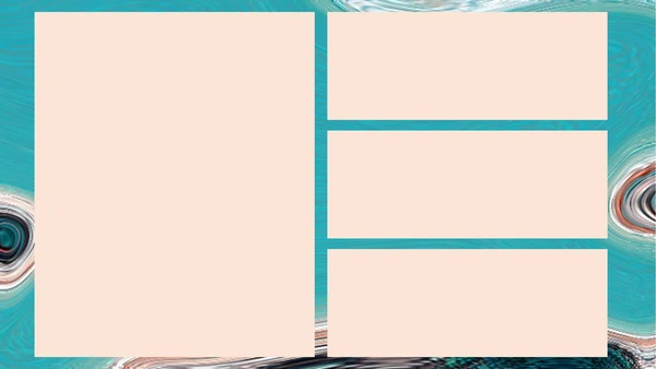 蓝色大海毕业季相册ppt模板