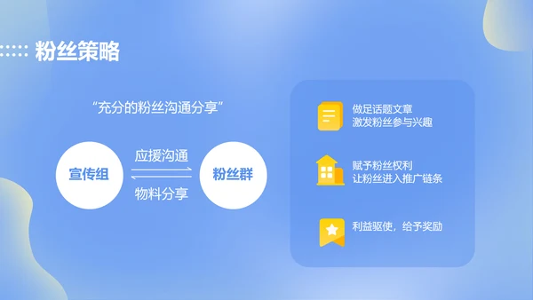 简约渐变风蓝色公关策划