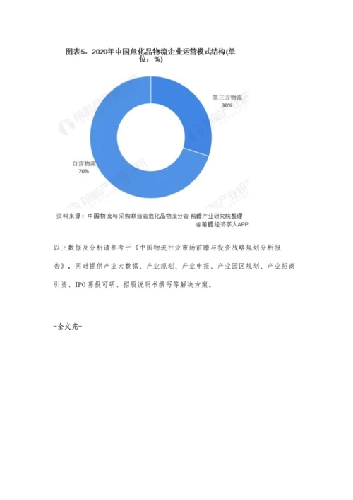 中国危化品物流行业市场规模及市场份额分析-市场规模突破2万亿元.docx