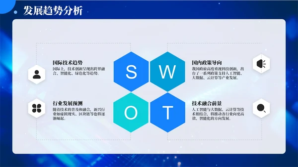 蓝色科技风智能升级数字转型202X年度技术发展年终总结PPT模板