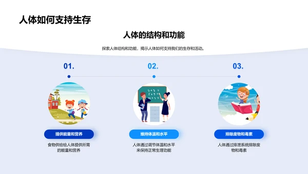 生物学科知识讲解PPT模板
