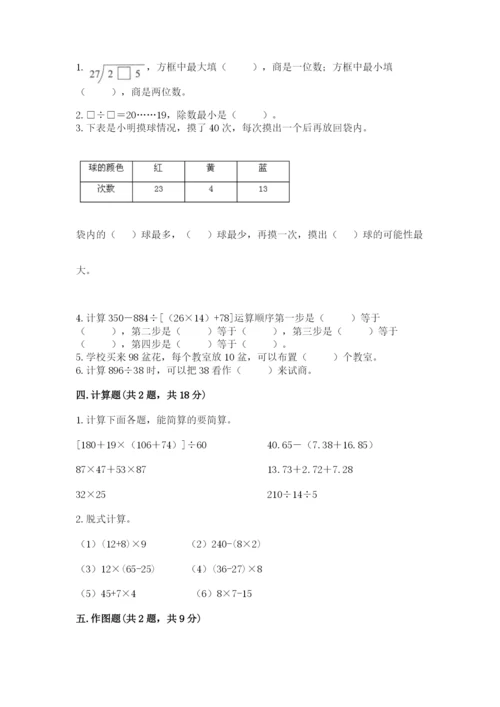 苏教版小学数学四年级上册期末卷附完整答案【网校专用】.docx