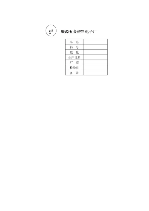 产品鉴别与追溯程序