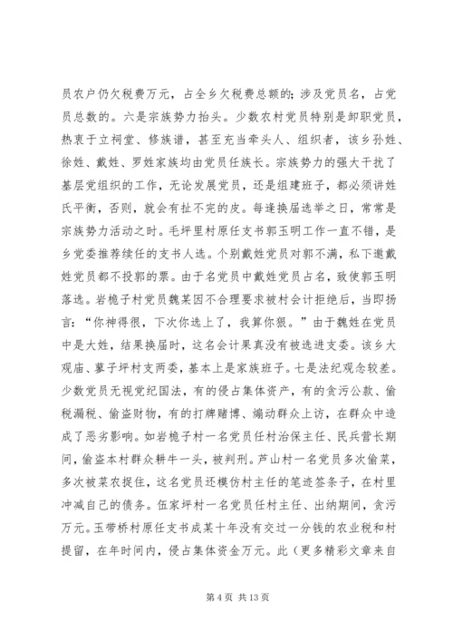 对×乡党员队伍状况的调查与思考 (4).docx
