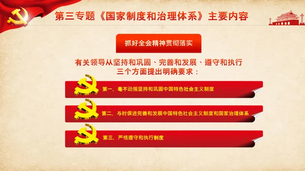 学习谈治国理政第三卷第三专题国家制度和治理体系PPT
