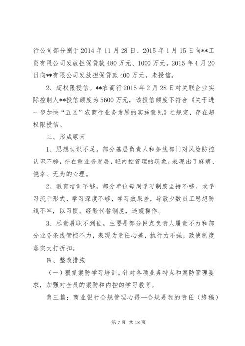 银行案防合规责任落实情况的检查方案.docx