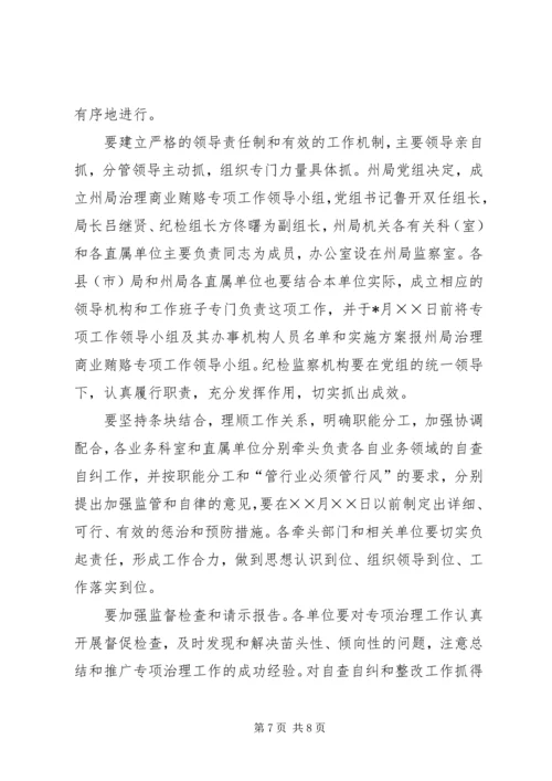 自治州质监局治理商业贿赂专项工作实施方案 (2).docx
