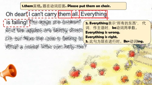 外研社六下 Module4 Unit2 The apples are falling down